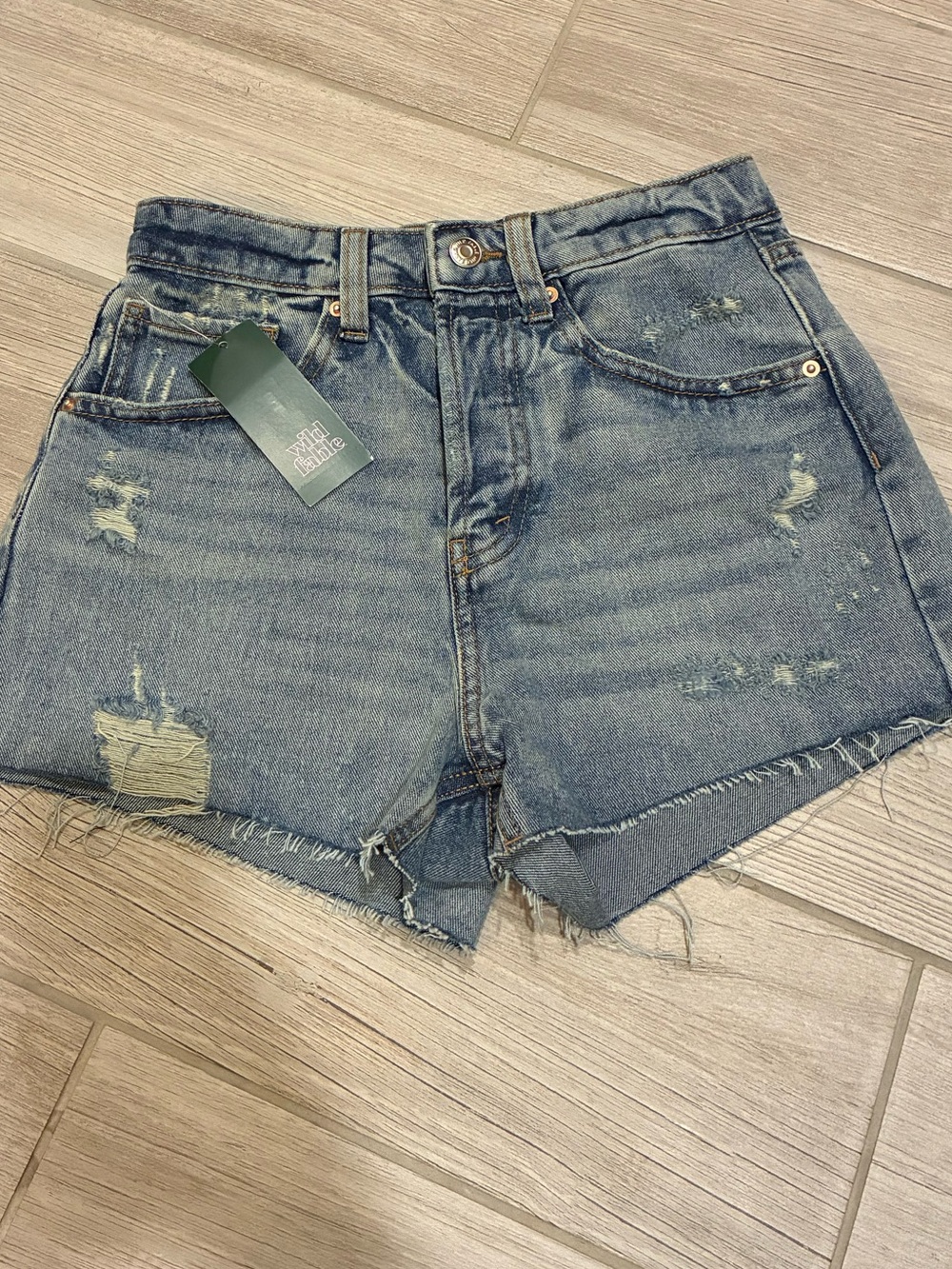 NWT Wild Fable Super High-Rise Cutoff Shorts